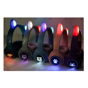 هدفون بی سیم بچگانه طرح گربه مدل XY-203